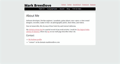 Desktop Screenshot of markbreedlove.com