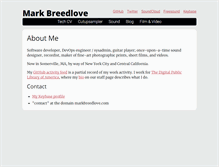 Tablet Screenshot of markbreedlove.com